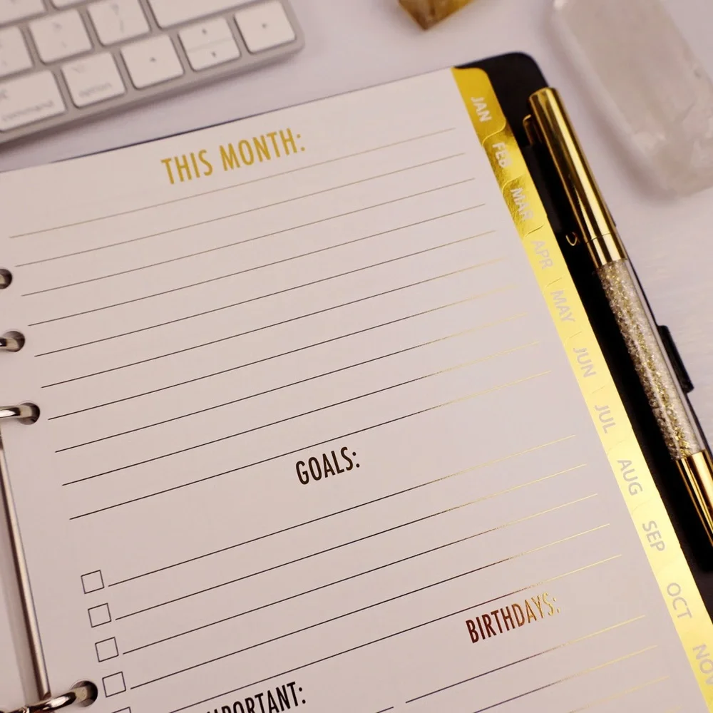 2026⚜️FITS Louis Vuitton 6 RING Agenda: PM MM GM Calendar + PEN & PAPER